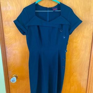 FOLTER / RETROLISCIOUS Black Goth/Punk dress